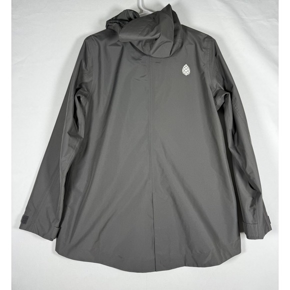 Stio Lupine Jacket Womens Medium Hooded Waterproof Windproof Canyon Rock EUC - Picture 2 of 8